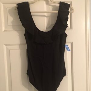NWT Free People black bodysuit
